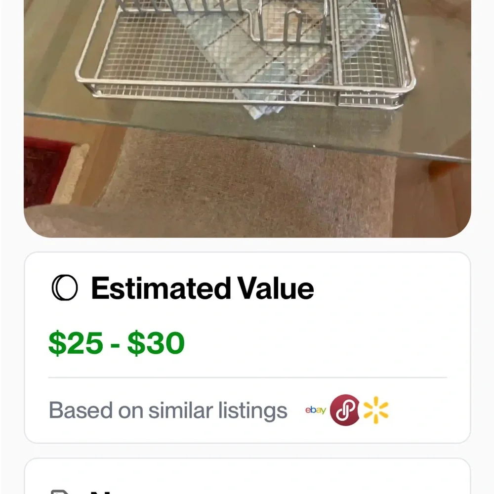Cambridge Silversmith chrome buffet caddy